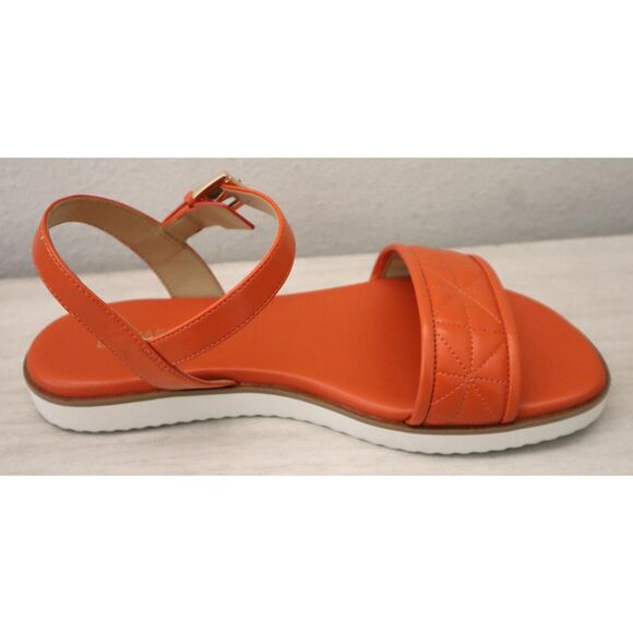 MICHAEL Michael Kors PV24K Women’s Sz 8M Orange Platform Slingback Sandals - Picture 6 of 15
